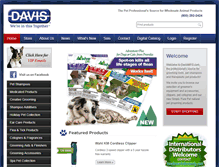 Tablet Screenshot of davismfg.com